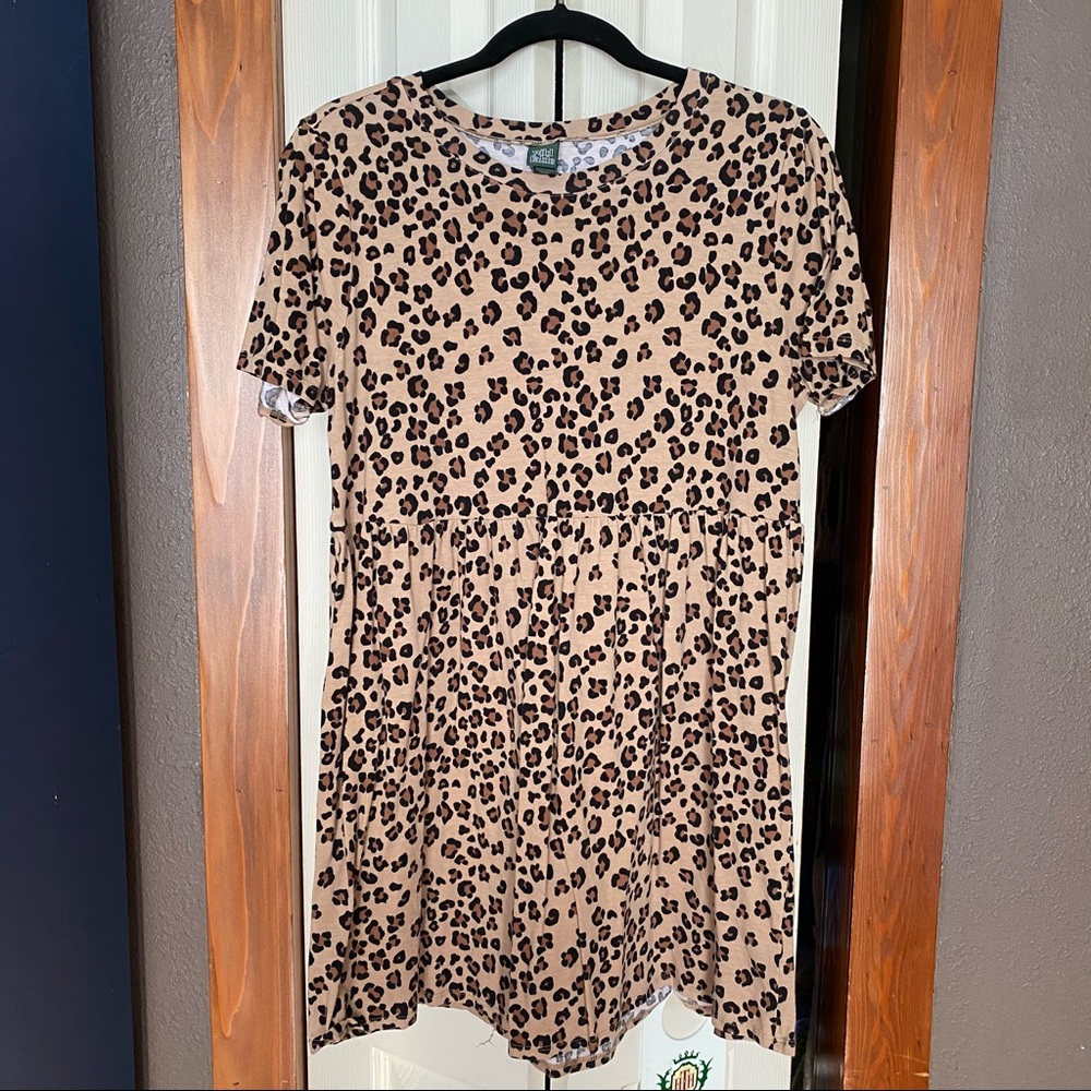 Wild Fable cheetah animal print t-shirt dress
